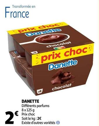 Auchan Danone danette offre