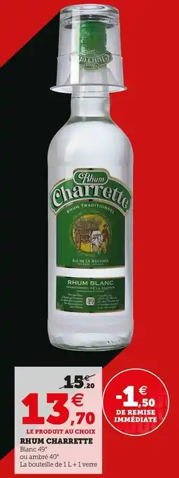 U Express Charrette rhum offre