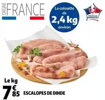 Escalope de dinde