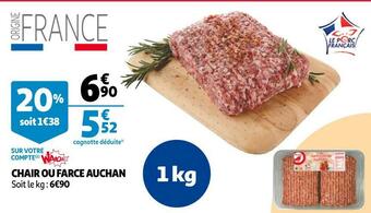 Auchan Auchan chair ou farce offre