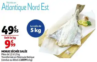 Auchan Morue séchée salée offre