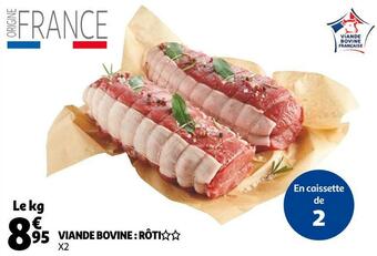 Auchan Viande bovine : rôti offre