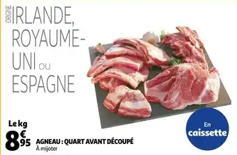 Auchan Agneau : quart avant découpé offre