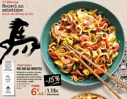 Thiriet Thaïlande pad thaï aux crevettes offre