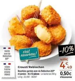 Thiriet Crousti reblochon offre