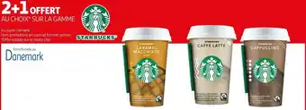 Auchan Starbucks bon plan sur la gamme des produits de la marque starbucks offre