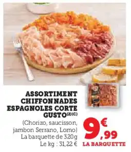 U Express Assortiment chiffonnades espagnoles corte gusto offre