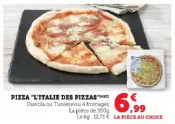 U Express Pizza l'italie des pizzas offre