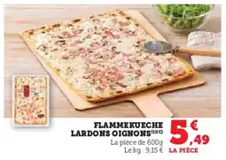 U Express Flammekueche lardons oignons offre