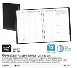 Hyperburo Quo vadis - 21 x 27 cm offre