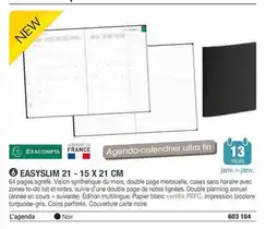 Hyperburo Exacompta - easyslim 21 - 15 x 21 cm offre
