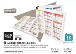 Hyperburo Quo vadis - calendrier arc-en-ciel offre