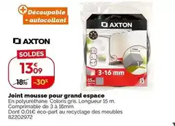 Weldom Axton - joint mousse pour grand espace offre