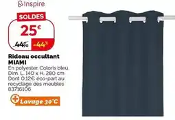 Weldom Inspire - rideau occultant miami offre