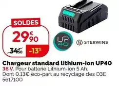 Weldom Sterwins - chargeur standard lithium-ion up40 offre