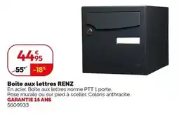 Weldom Boîte aux lettres renz offre