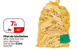 Weldom Filet de bûchettes offre