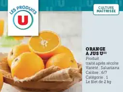 U Express Orange a jus u offre