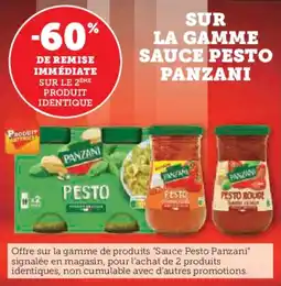 U Express Sur la gamme sauce pesto panzani offre
