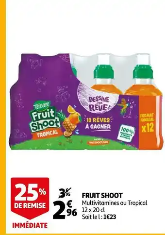 Auchan Fruit shoot fruit shoot offre