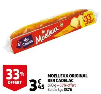 Auchan Ker cadelac moelleux original offre