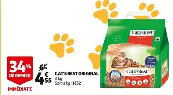 Auchan Cat's best cat's best original offre