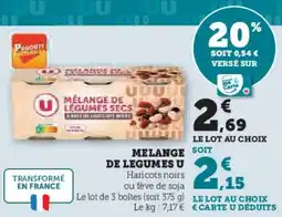 U Express Mélange de legumes u offre