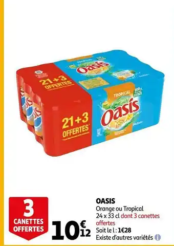 Auchan Oasis offre