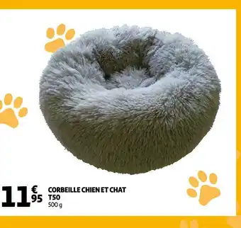 Auchan Corbeille chien et chat t50 offre