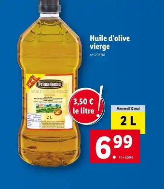 Lidl Huile d'olive vierge offre