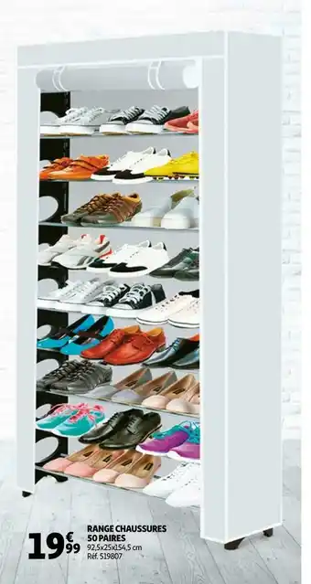 Range chaussures 50 paires