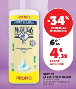 U Express Douche le petit marseillais offre