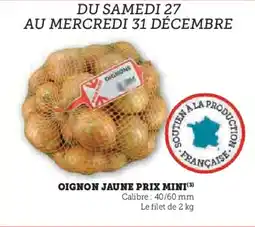 U Express Oignon jaune prix mini offre