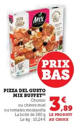 U Express Pizza del gusto mix buffet offre