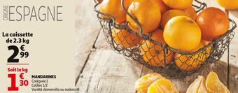Auchan Mandarines offre