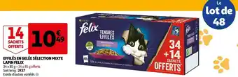 Auchan Felix effilés en gelée sélection mixte lapin offre