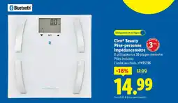 Lidl CIEN BEAUTY Pèse-personne impédancemètre offre