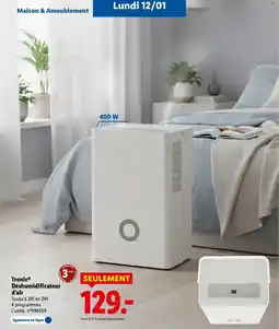 Lidl TRONIC Déshumidificateur d'air offre