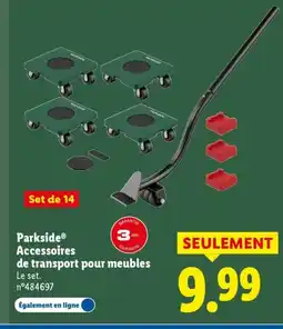 Lidl PARKSIDE Accessoires de transport pour meubles offre