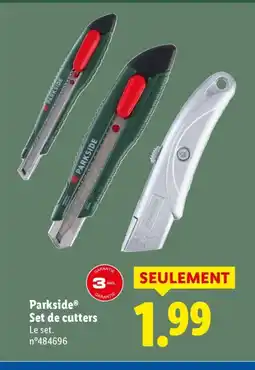 Lidl PARKSIDE Set de cutters offre