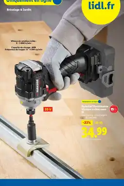 Lidl PARKSIDE Performance Visseuse à chocs sans fil offre
