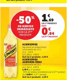 Hyper U SCHWEPPES offre