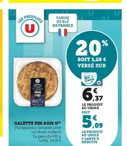 Hyper U Galette des rois u offre