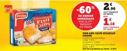 Super U Fish and chips surgeles findus offre