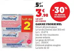 Super U Gamme prorhinel offre