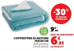 Hyper U Couverture bi matiere offre