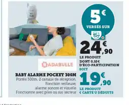 Hyper U Baby alarme pocket 300m offre