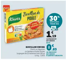 Hyper U KNORR Bouillon offre