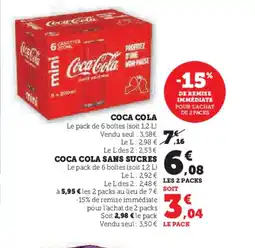 Hyper U COCA COLA offre