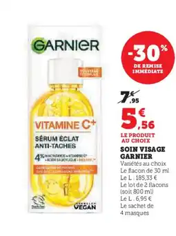 Hyper U GARNIER Soin visage offre
